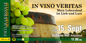 Flyer "In Vino Veritas"